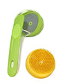 2026 Advanced 2-In-1 Pet Bath Brush with Integrated Shampoo Dispenser - Gentle Massage Grooming Tool for Long and Short Fur Dogs and Cats, Essential Bath Accessory
