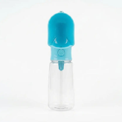 3-in-1 Portable Pet Water Bottle - 20oz Leak-Proof Container with Integrated Poop Bag Dispenser, Perfect for Travel, Hiking, and Outdoor Activities