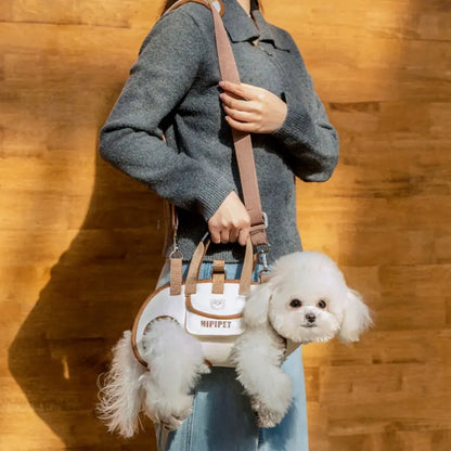 Hipipet Outdoor Dog Backpack Leash - Versatile Hands-Free Carrier with Side-Crossbody and Towing Air Mesh Design for Pets