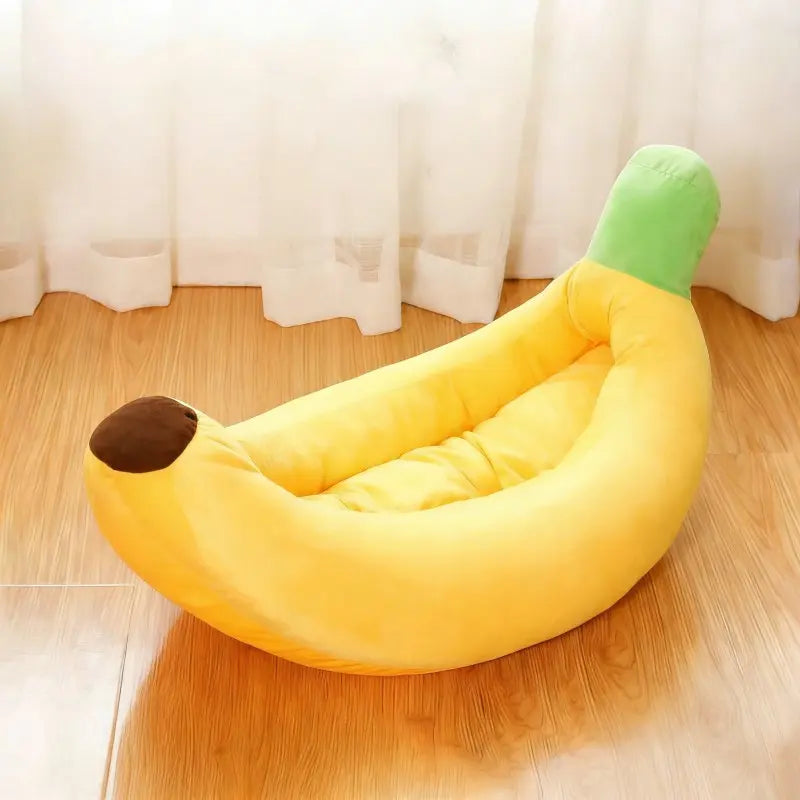 Banana Boat Detachable and Washable Pet Bed for Small to Medium Cats and Dogs - Comfortable and Secure Universal Design